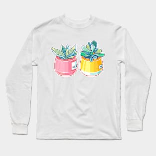 Pixel Plant-Pals Long Sleeve T-Shirt